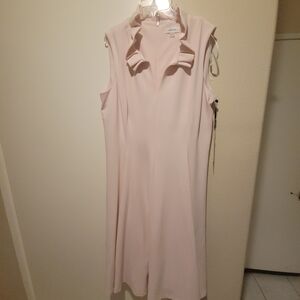 Calvin Klein Soft Pink Midi Dress